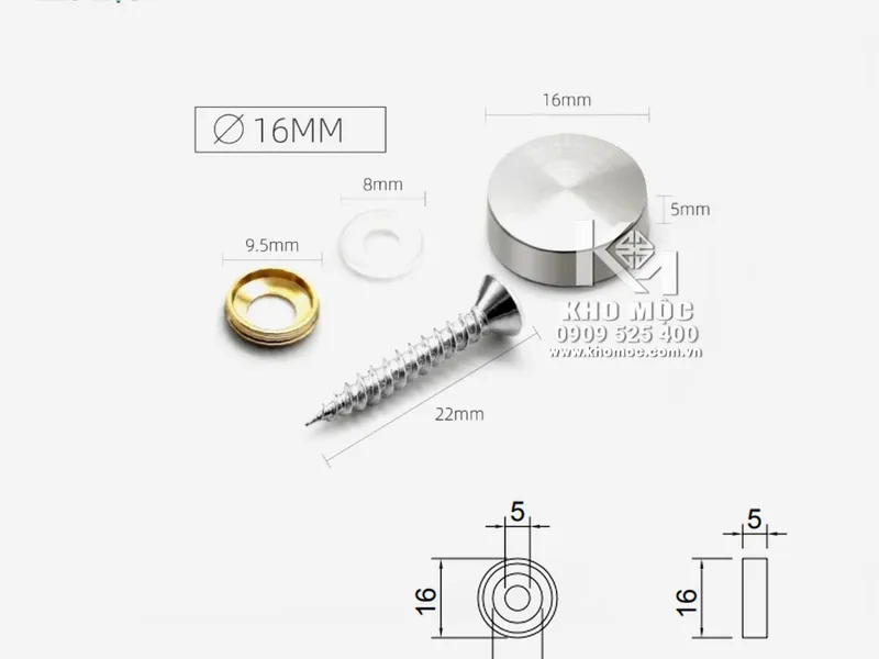 Ốc Chụp Gương 20100.025 IVAN