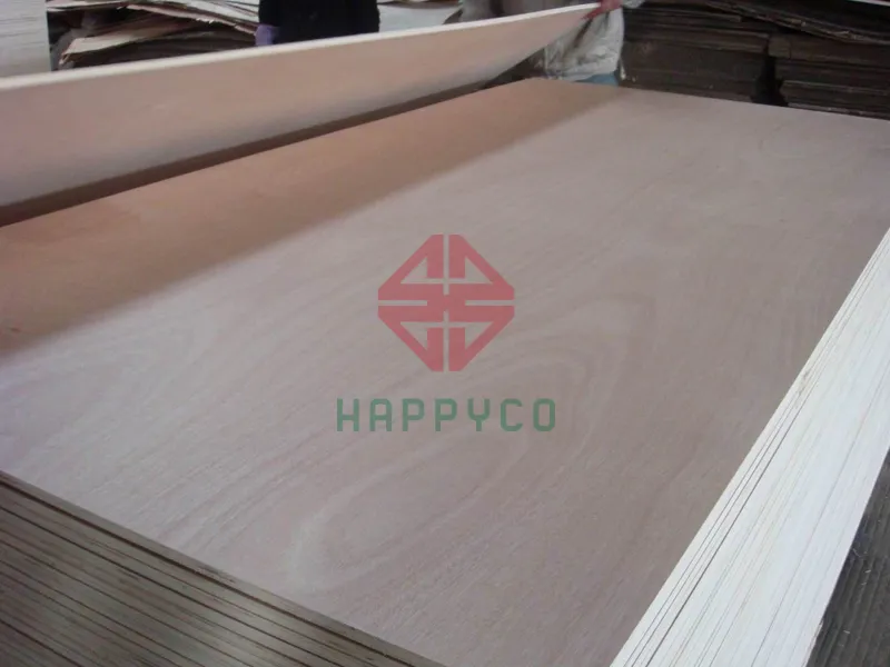 Okoume face and back