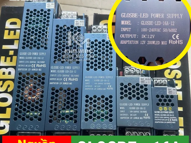 Nguồn Tổ Ong 16A - 12V - 200W