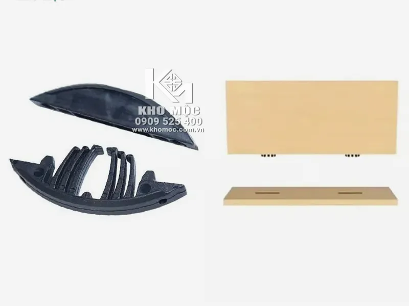 Bas nhựa liên kết bán nguyệt (Bịch 10 bộ)