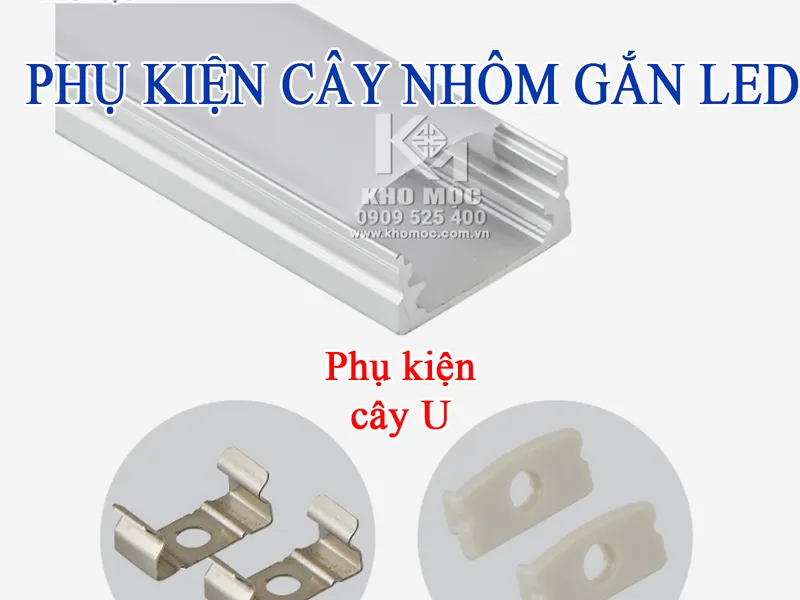 Phụ kiện Thanh Nhôm LED ( Bịch 20 bộ )