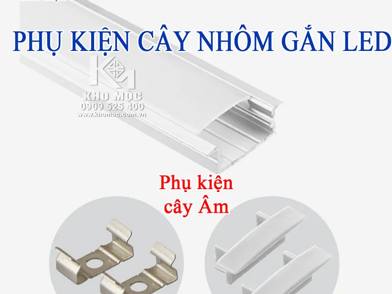 Phụ kiện Thanh Nhôm LED ( Bịch 20 bộ )