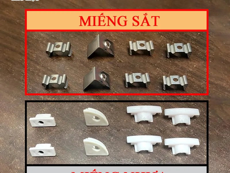 Phụ kiện Thanh Nhôm LED ( Bịch 20 bộ )