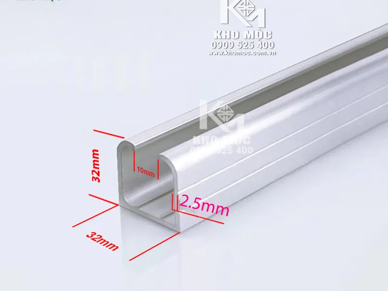 BÁNH XE & RAY NHÔM CỬA ĐI HAMMERED 1008SS - 80kg