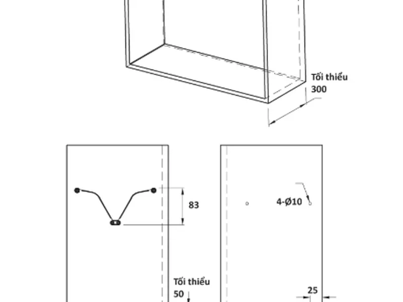 Rổ Chén Đĩa 700mm Không Khung Cucina 544.40.025 Hiệu Hafele