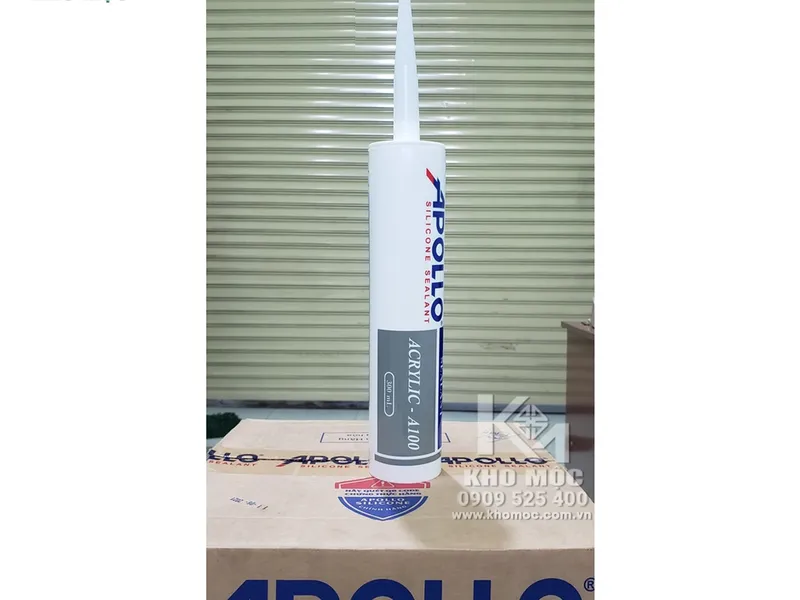 Keo Silicone APOLLO A100 SỮA/TRẮNG (Thùng/25 chai)