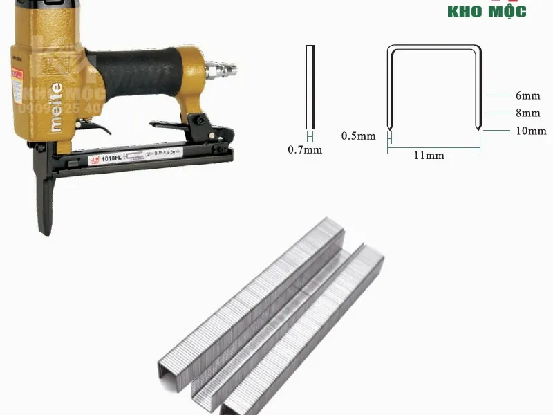 Súng bắn đinh 1013J - Hiệu MEITE - dùng đinh U1004 đến U1013