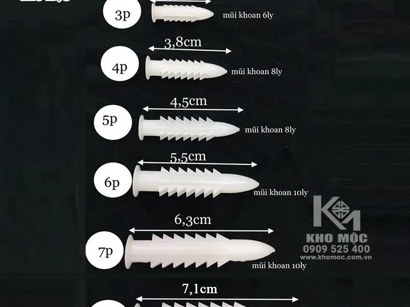 Tắc Kê Nhựa / Bịch 10 Cái