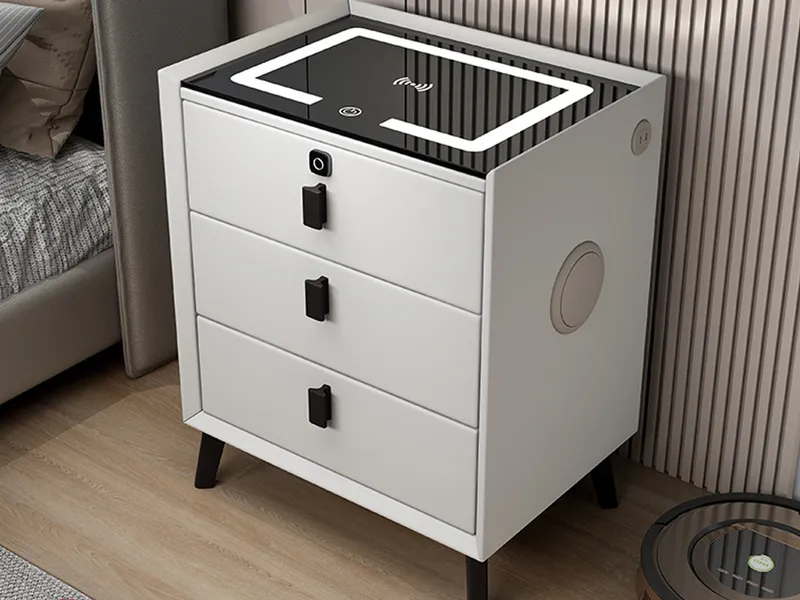 TỦ ĐẦU GIƯỜNG 3 NGĂN KÉO NHIỀU CHỨC NĂNG