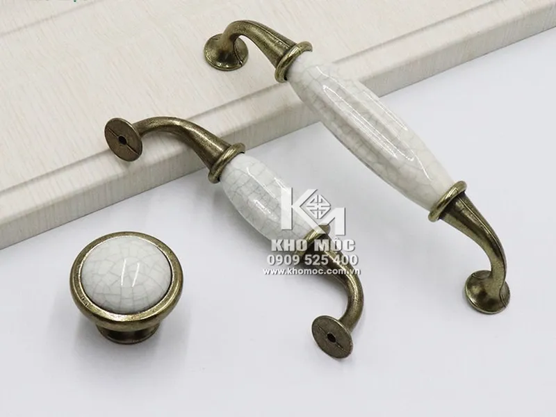 Tay Nắm Màu Đồng Cũ Kiểu Tân Cổ