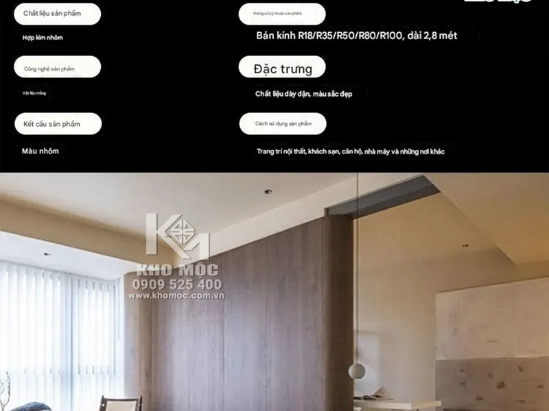 Thanh Dưỡng Bo Cong 