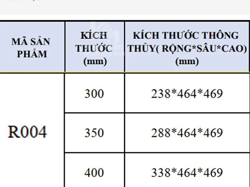 GIÁ DAO THỚT ROXANA MÃ R004