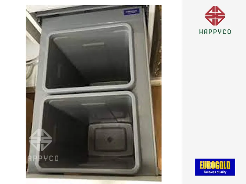 THÙNG RÁC ÂM TỦ RAY HỘP GIẢM CHẤN CAO CẤP EUROGOLD BA400