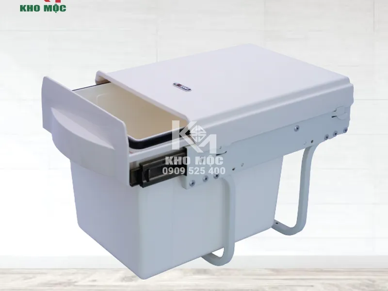THÙNG RÁC ĐƠN ÂM TỦ, RAY ÂM GIẢM CHẤN ROXANA MÃ R018 