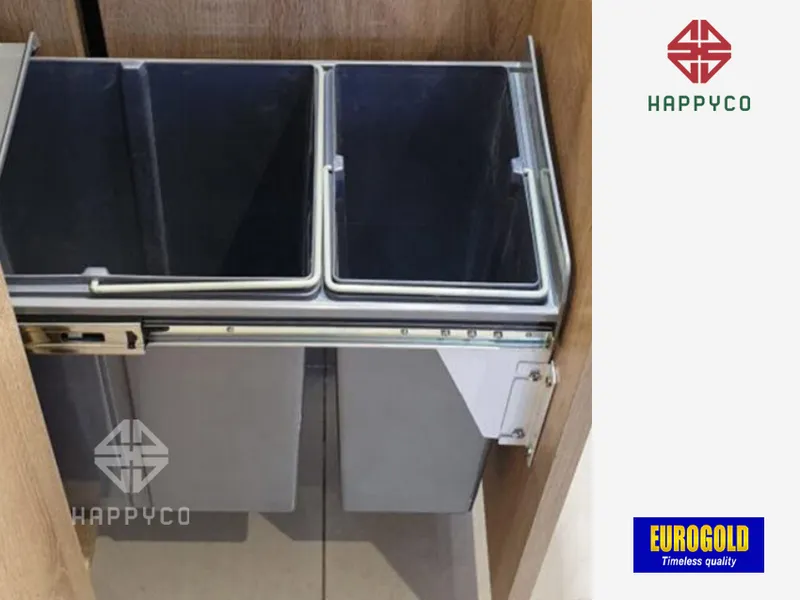 THÙNG RÁC GẮN CÁNH ÂM TỦ BL300 EUROGOLD