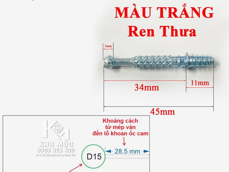Con Ti Ốc Cam ( Chốt Ốc Cam )