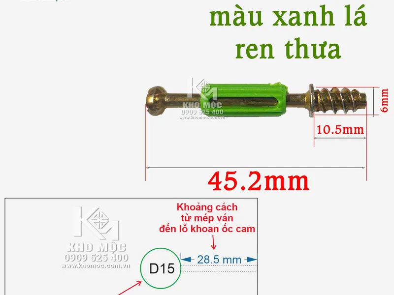 Con Ti Ốc Cam ( Chốt Ốc Cam )
