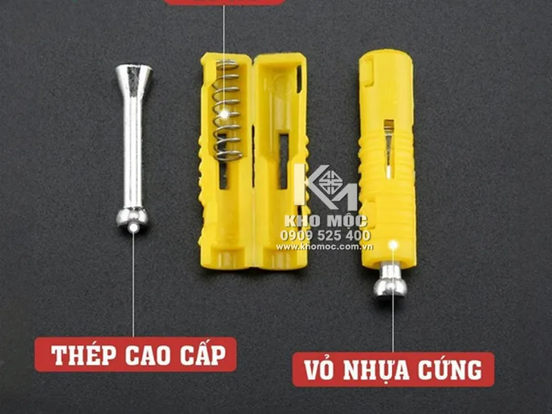 Chốt Liên Kết Tự Do | Chốt âm lò xo ( bịch 50 bộ )