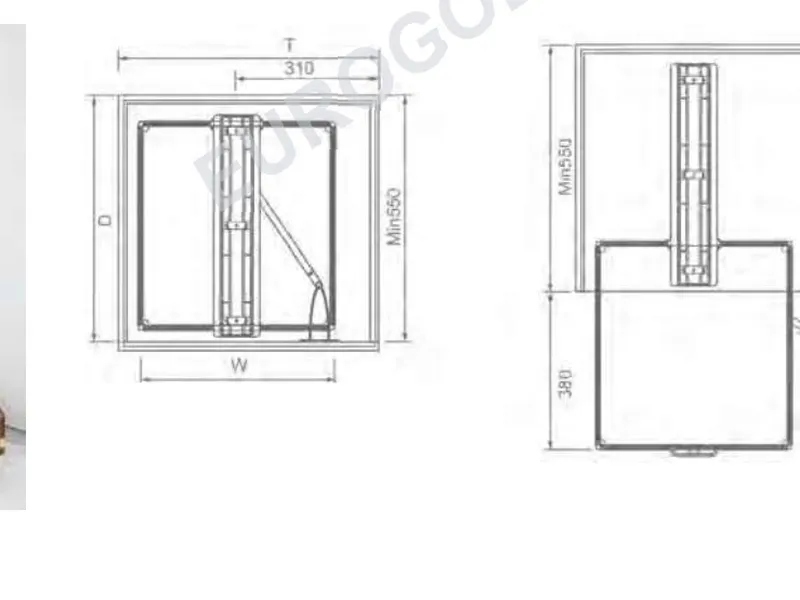 TỦ KHO 5 TẦNG ÂM TỦ EUROGOLD EUM5045
