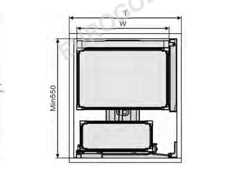 TỦ KHO HỘP 6 TẦNG CÁNH MỞ MA0645
