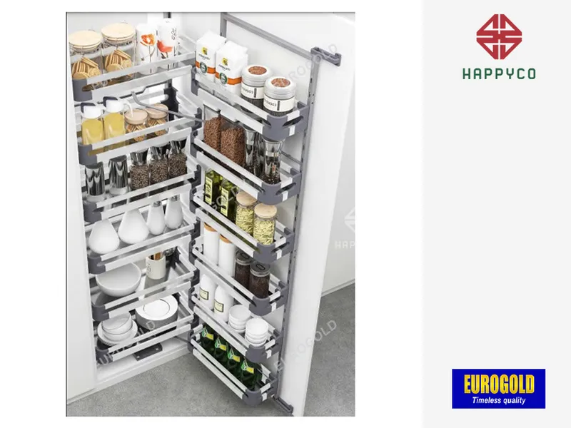 TỦ KHO INOX HỘP 6 TẦNG CÁNH MỞ M040645 EUROGOLD