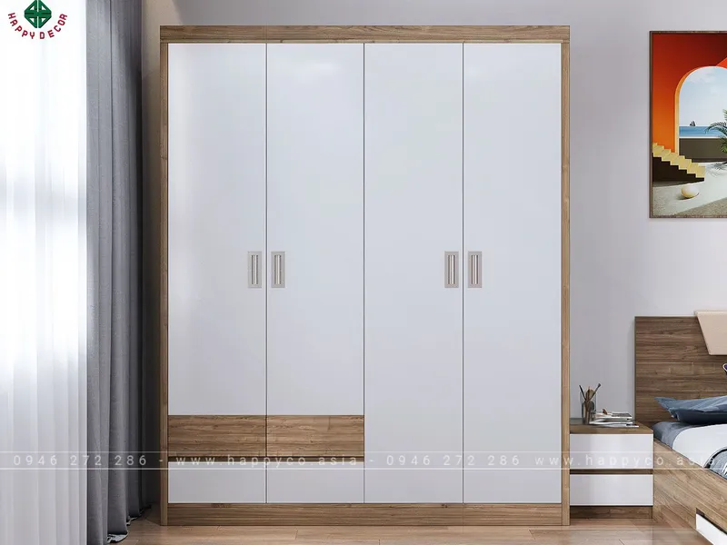 Tủ quần áo 4 buồng tiện dụng TA6808