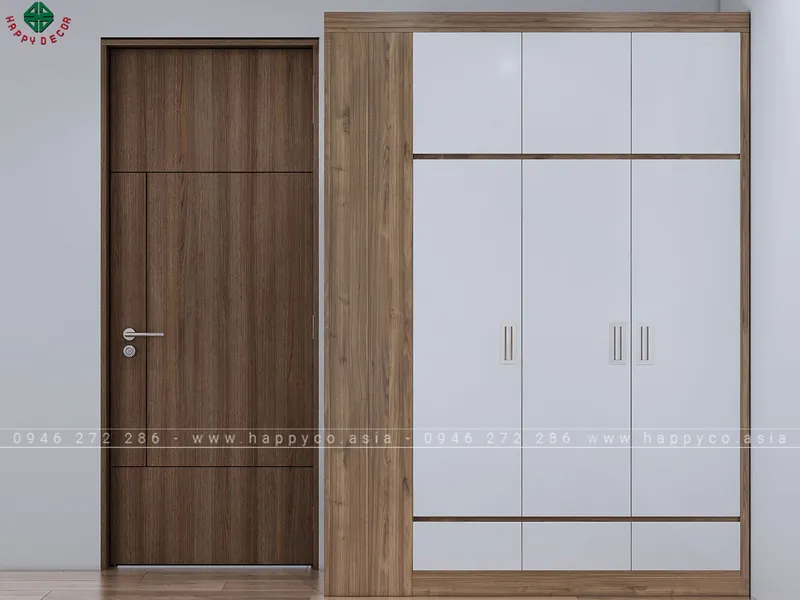 Tủ quần áo đẹp cho chung cư TA6823