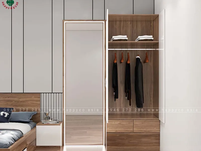 Tủ quần áo nhỏ gọn TA15