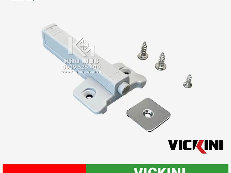 Tip On VICKINI 04022.001 GRPR MÀU TRẮNG nhấn mở cửa tủ 