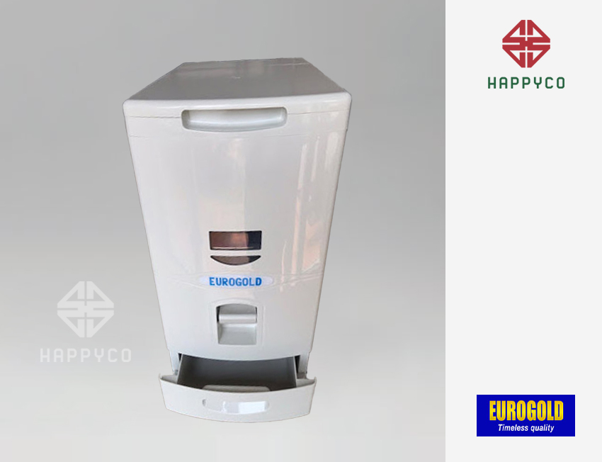 Thùng gạo âm tủ ray giảm chấn EGA300