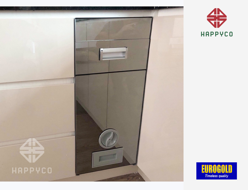 Thùng gạo gương - Bạc/đen/trắng sữa C300 - C260