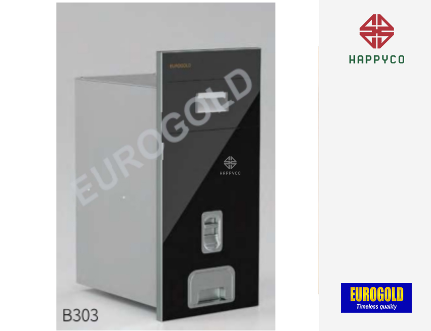 Thùng gạo gương nút nhấn B303 – Eurogold