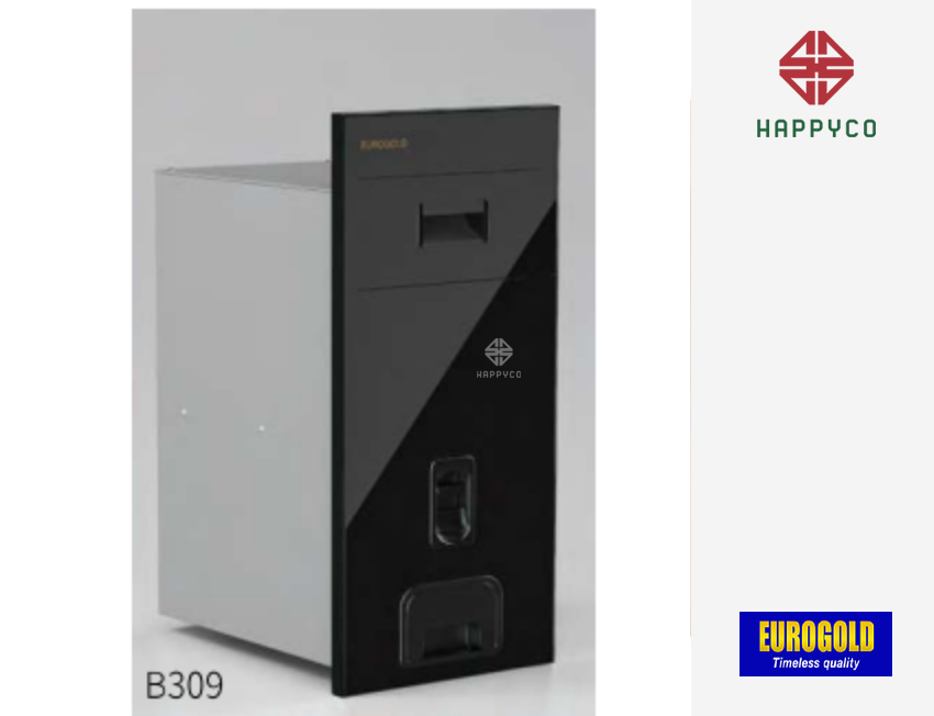 Thùng gạo gương nút nhấn B309 – Eurogold
