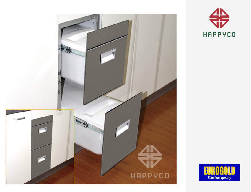 THÙNG GẠO MẶT GƯƠNG 2 TẦNG B323 EUROGOLD