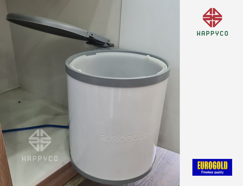 THÙNG RÁC TRÒN GẮN CÁNH E0101 EUROGOLD