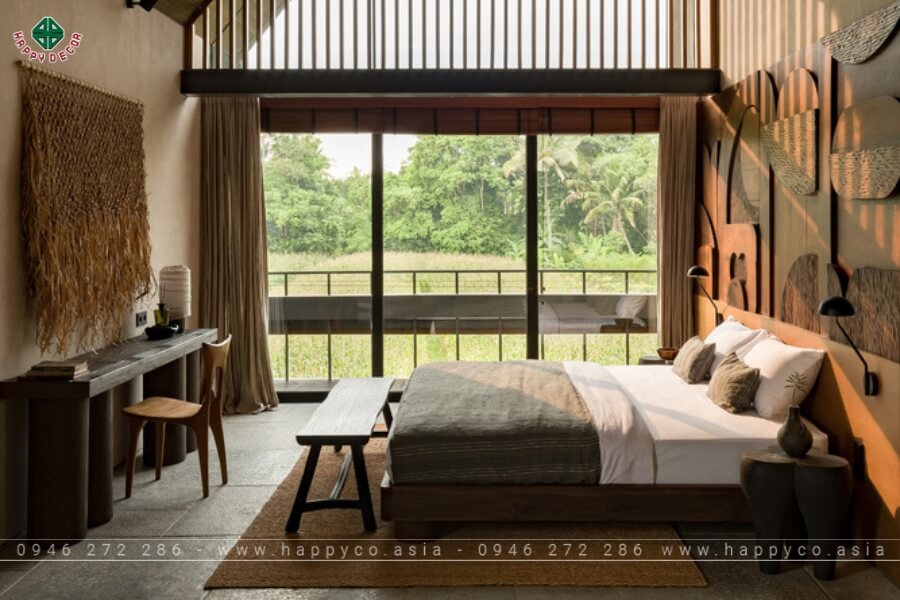 Phòng ngủ chính 2 với thiết kế phong cách Phòng ngủ chính 2 với thiết kế phong cách