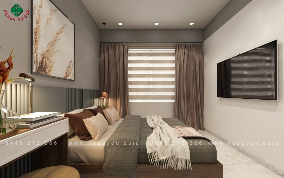 Nội thất căn hộ 2 phòng ngủ- Mẫu 07