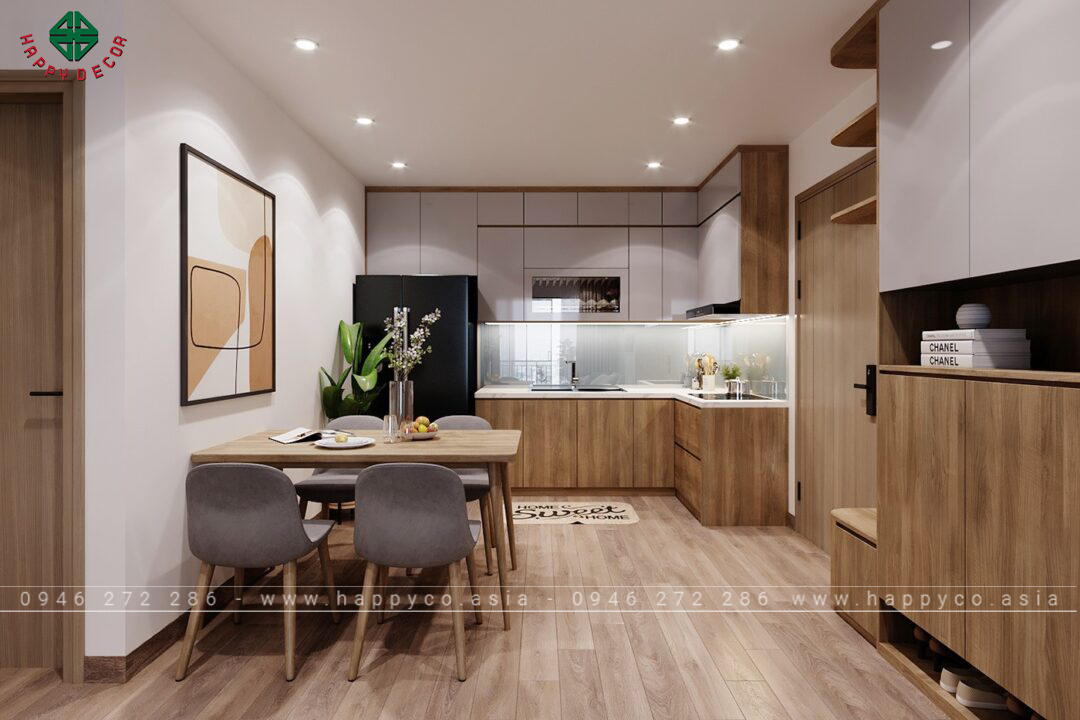 Nội thất căn hộ 2 phòng ngủ- Mẫu 04