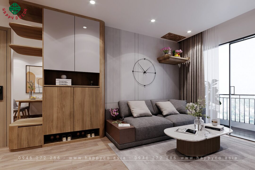 Nội thất căn hộ 2 phòng ngủ- Mẫu 01