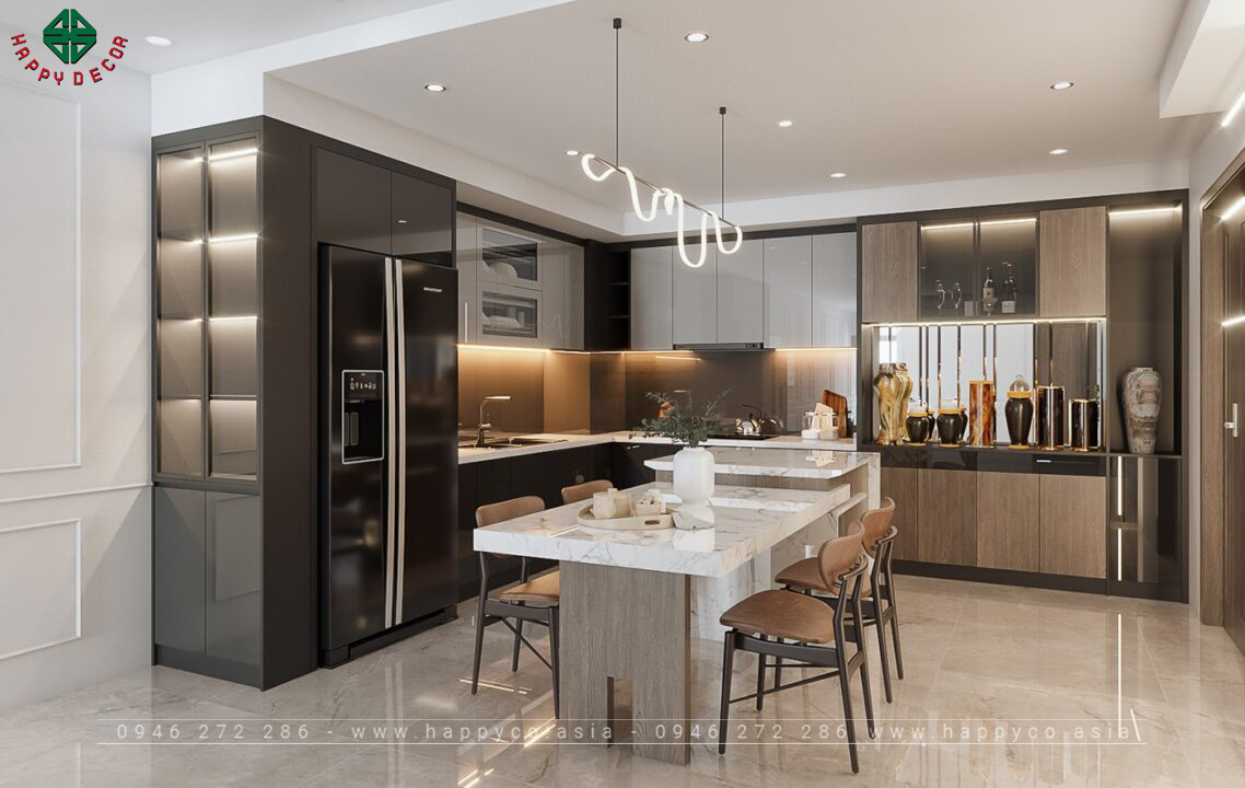 Nội thất căn hộ 3 phòng ngủ- Mẫu 03