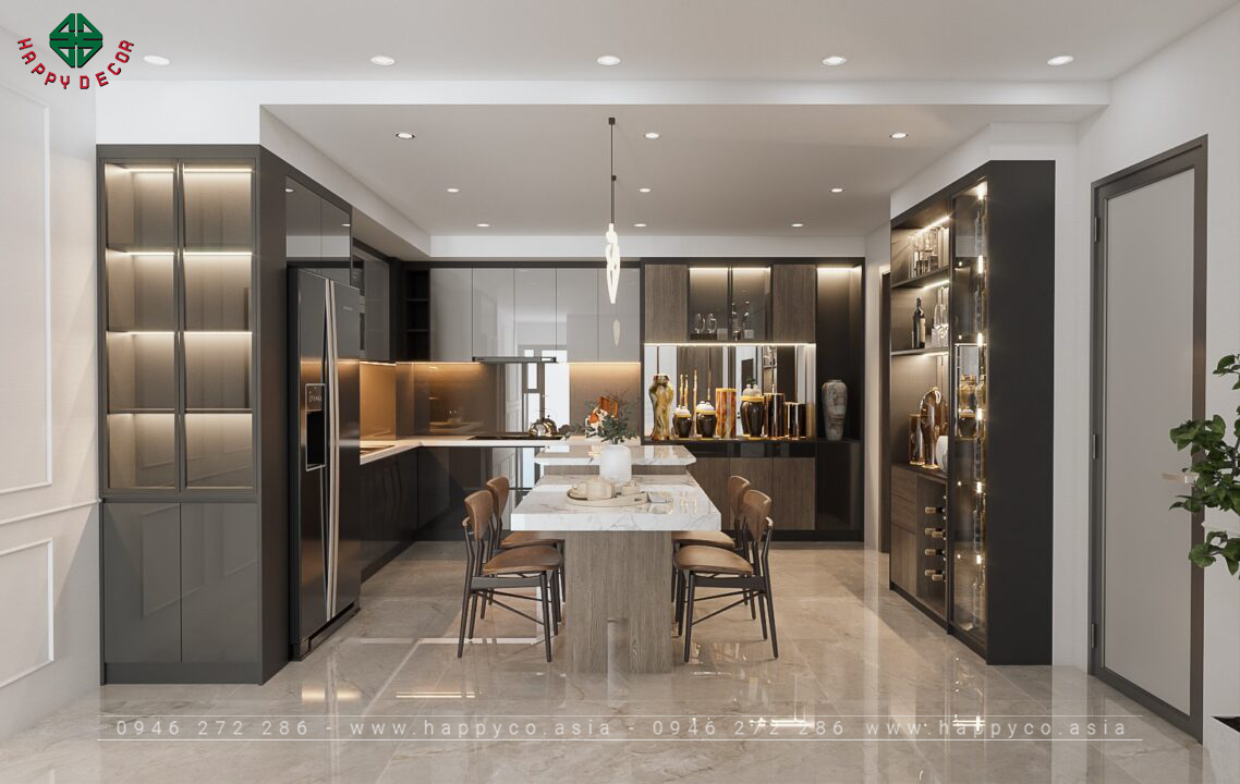 Nội thất căn hộ 3 phòng ngủ- Mẫu 04