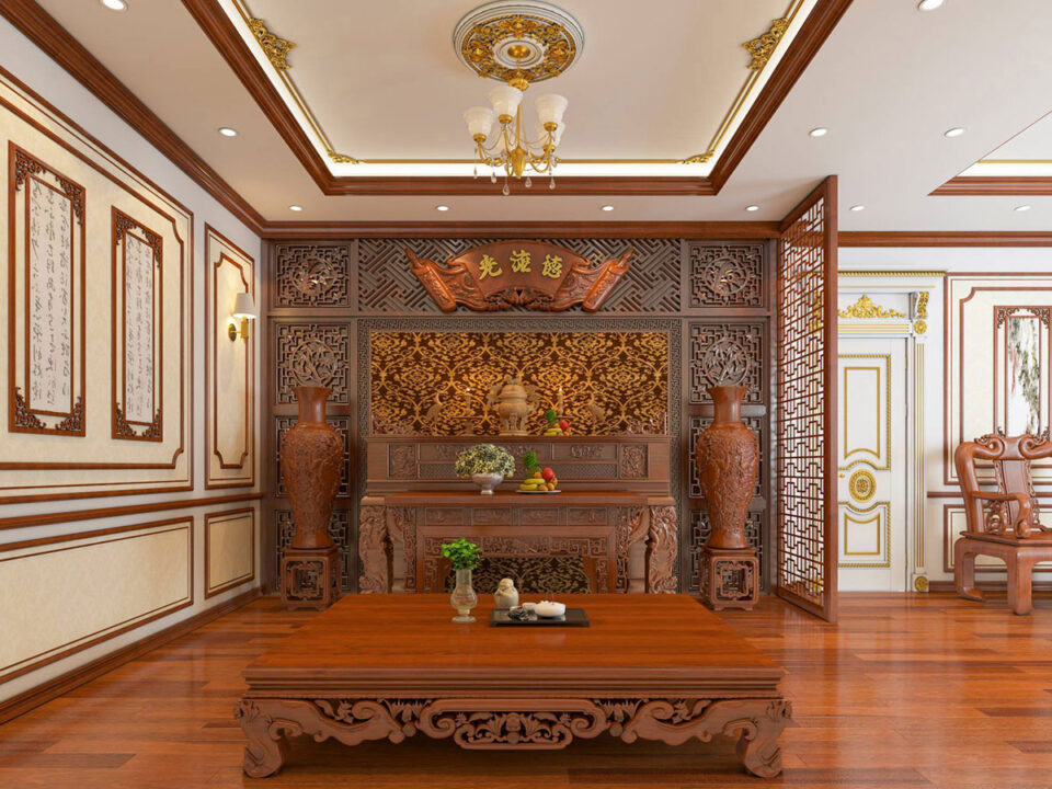 Nội thất phòng thờ - Mẫu 03