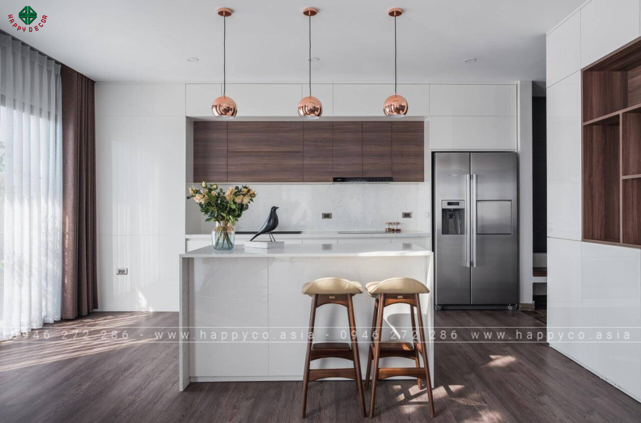 Nội thất phòng bếp theo phong cách tối giản