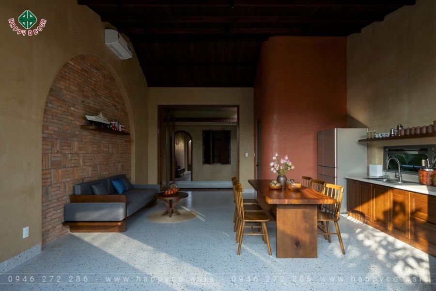 Phòng khách phong cách mở nối liền với bếp ăn Phòng khách phong cách mở nối liền với bếp ăn