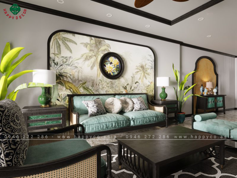 Phong cách Indochine sang trọng pha chút cổ điển