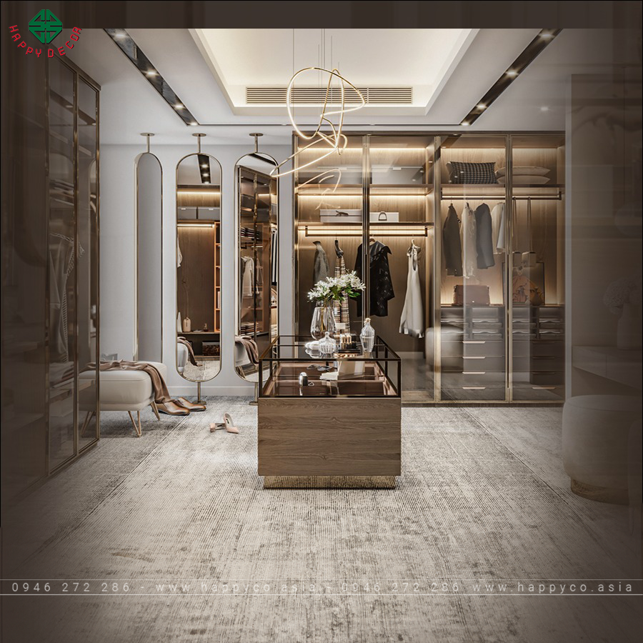 Tủ Áo Cánh Kính Có Đèn LED – Hiện Đại và Năng Động