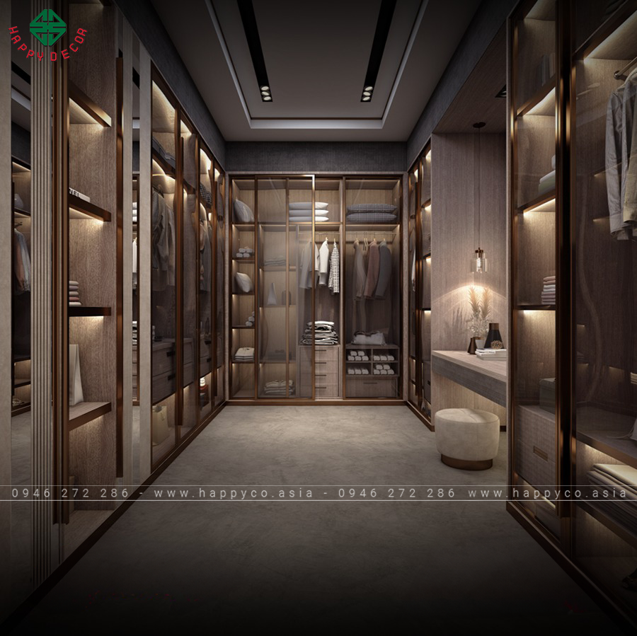 Tủ áo cánh kính thanh lịch