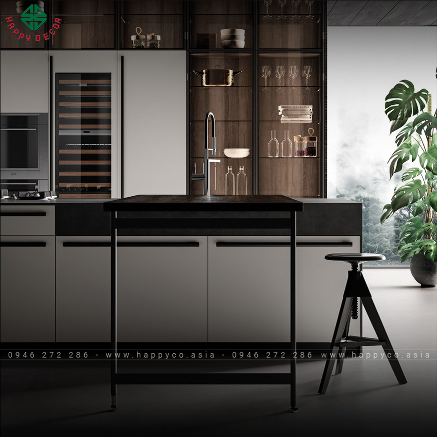 Tủ bếp thép không gỉ có nhiều kiểu dáng, kích thước