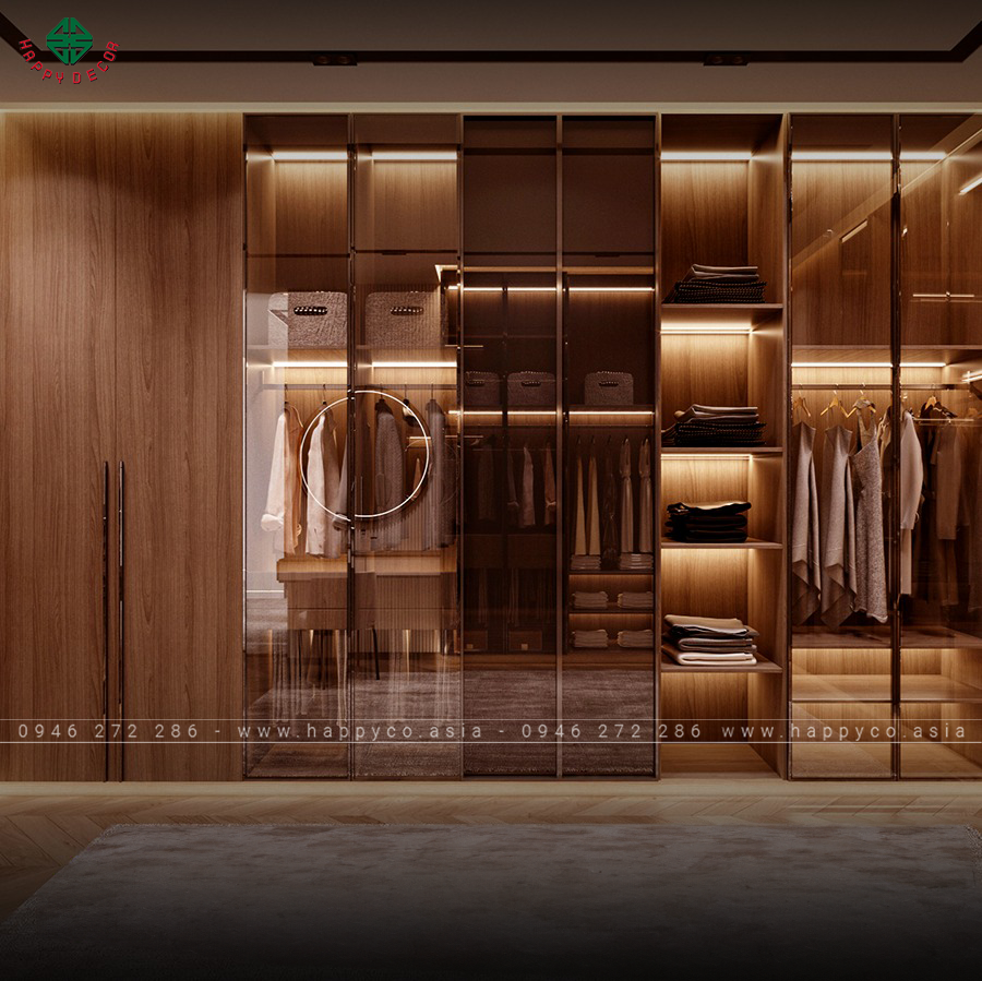 Tủ áo cánh kính đẹp tại Biên Hòa - Happy Decor