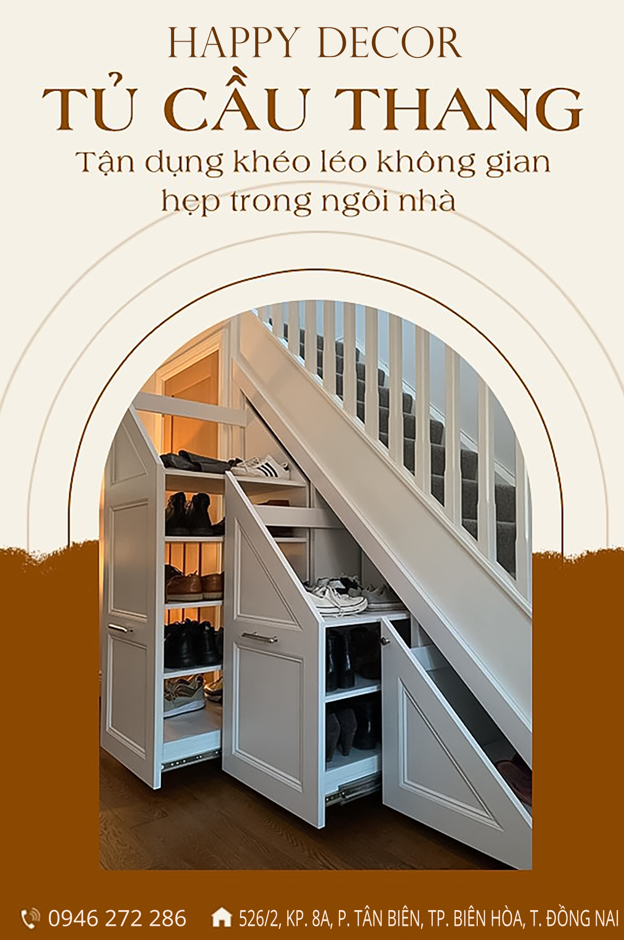 mẫu cầu thang gỗ công nghiệp tinh tế bắt mắt